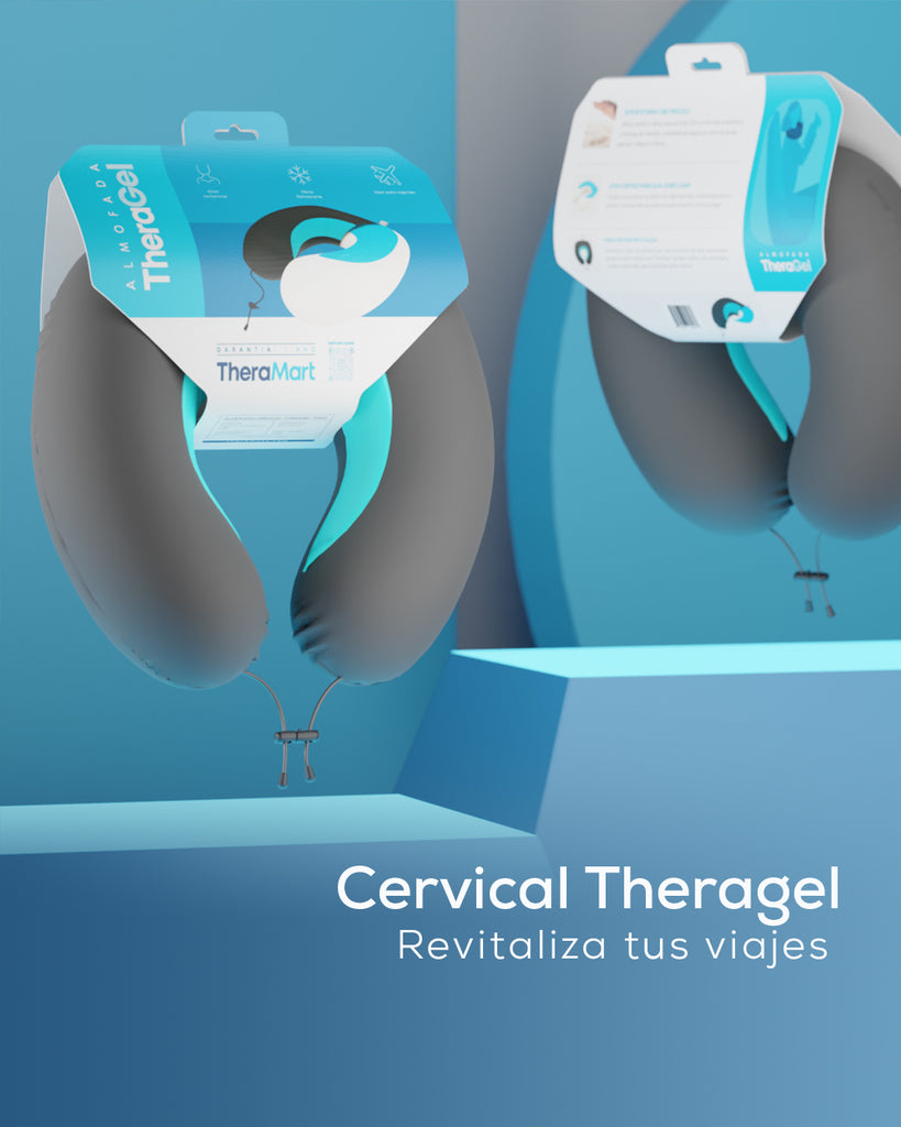 Cojín Cervical para Cuello Theragel - Theramart   - Equipo  medico y de diagnóstico