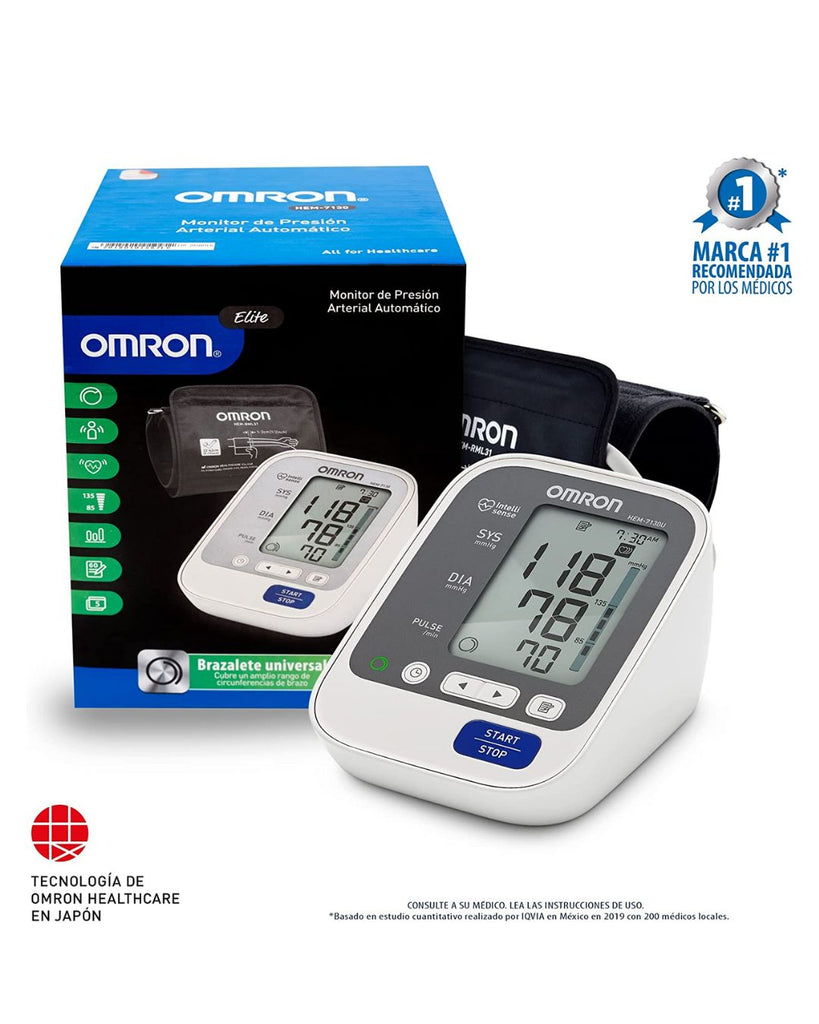 Tensiómetro digital de brazo HEM-7130– Electrolab Medic