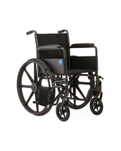 Silla de ruedas con descansa pies fijos