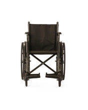 Silla de ruedas con descansa pies fijos