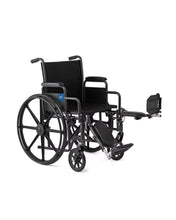Silla de ruedas con portapies Elevables