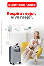 Combo concentrador de oxigeno Nuvo 5LPM